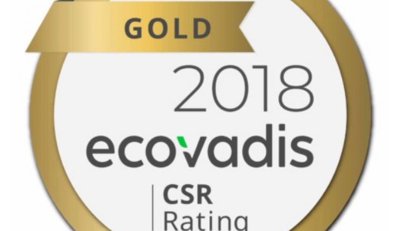 Ecovadis gold 2018