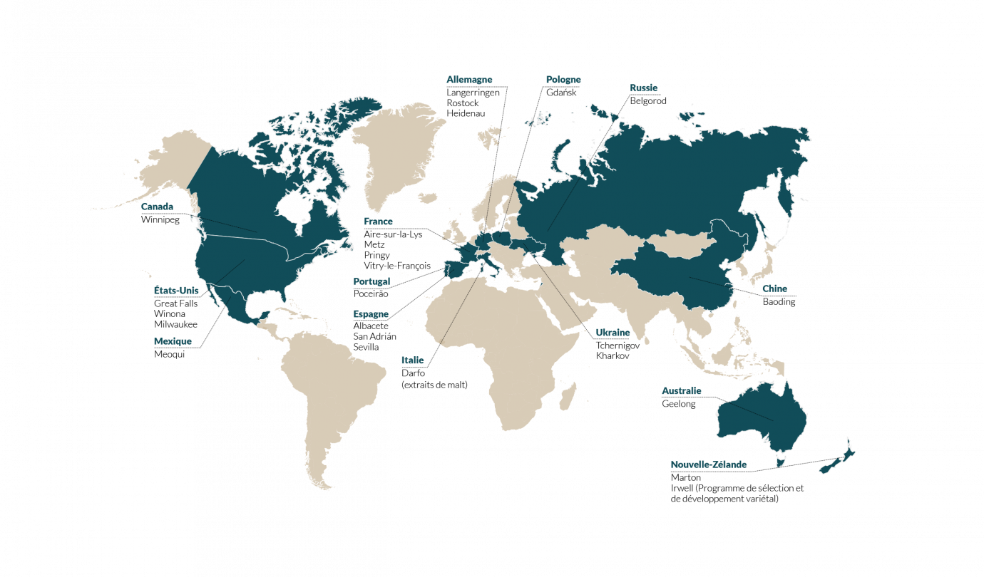 World map locations